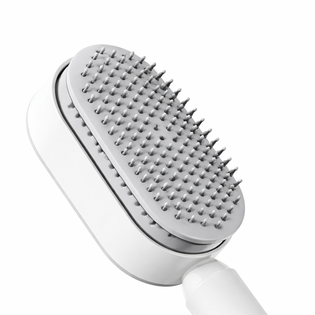Portable Detangling Hair Brush Styling Tools for Travel Thin Thick Hair White | Makeup Brush Set | Makeup Accessories