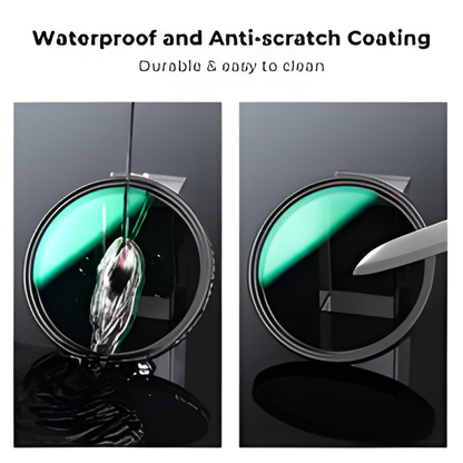 K&F Concept 58mm Variable ND Filter ND8-128 (3-7 Stop) HD Hydrophobic VND Filter for Camera Lens No