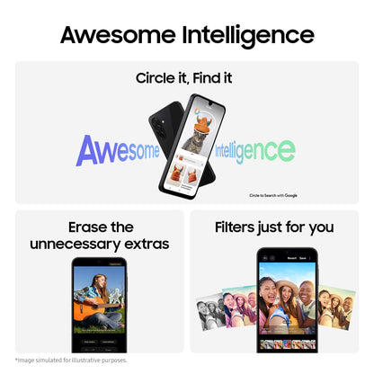 Samsung Galaxy A26 5G | Awesome Intelligence (AI) | Circle to Search | Gemini Live | FHD+ sAMOLED Display | 50MP OIS Camera | IP67 Rated
