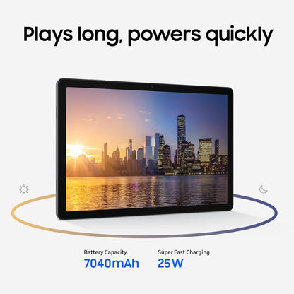 Samsung Galaxy Tab A11+, 27.82 cm (11 inch) Display, 6 GB RAM, 128 GB Storage, 90Hz Refresh Rate, AI with Google Gemini, Dolby Atmos, Quad Speakers, Wi-Fi Tablet, Gray