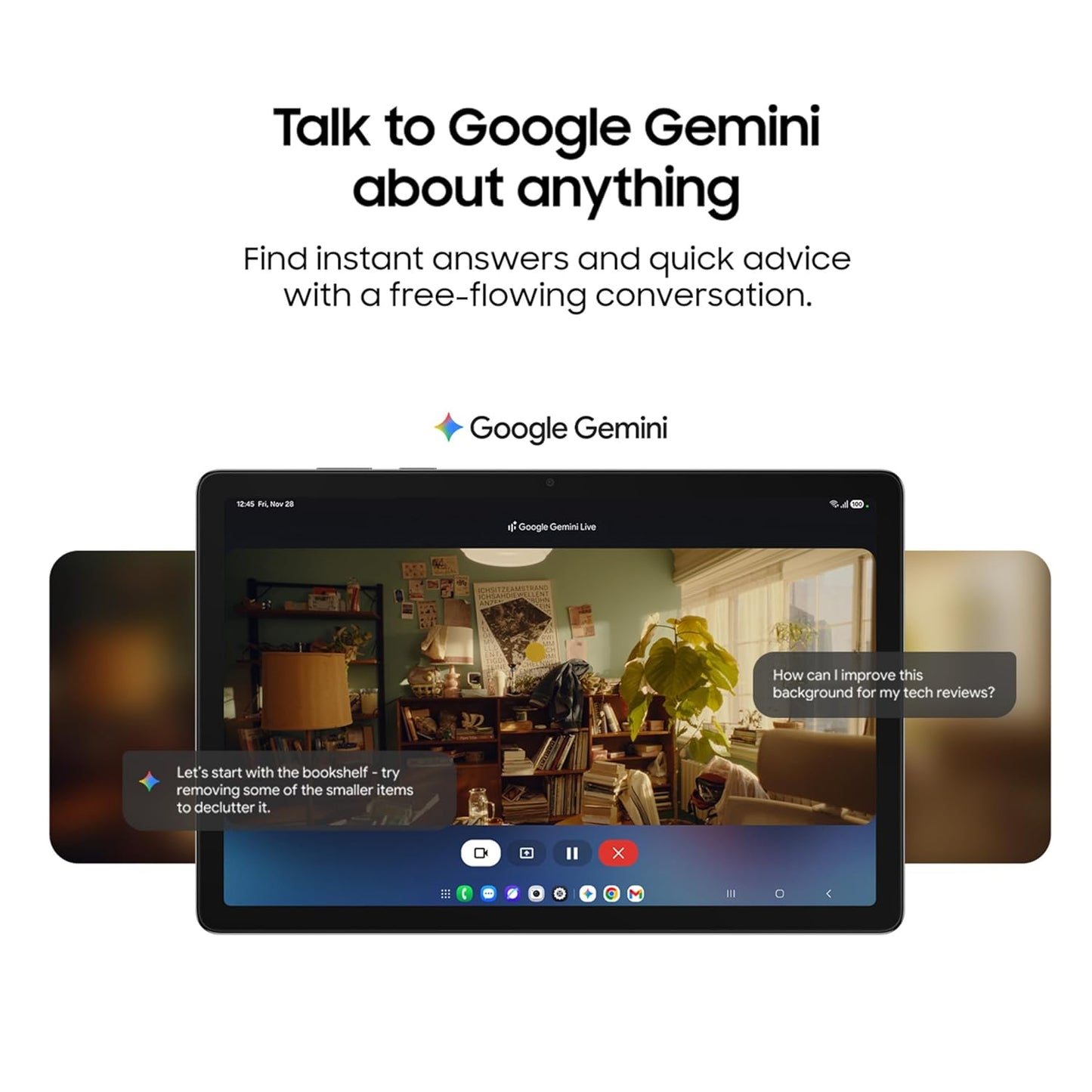 Samsung Galaxy Tab A11+, 27.82 cm (11 inch) Display, 6 GB RAM, 128 GB Storage, 90Hz Refresh Rate, AI with Google Gemini, Dolby Atmos, Quad Speakers, Wi-Fi Tablet, Gray