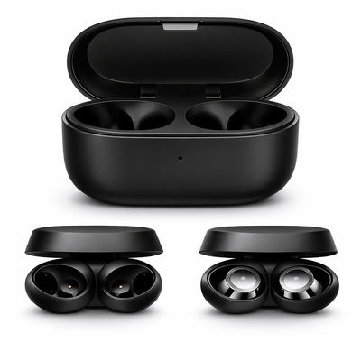 Compatible With Jabra Elite 75T Charging Case, Replacement Charger Case Cradle Dock for Jabra Elite 75T Wireless Earbuds (Capacity: 700Mah), Black