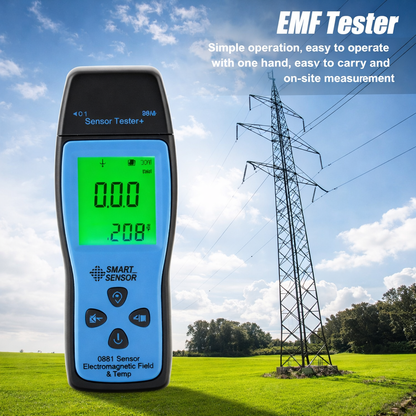Smart Sensor AS1392 EMF Mini LCD Display Digital Electromagnetic Radiometer Tester With Battery