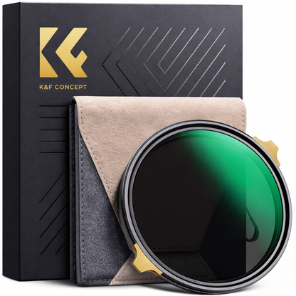 67mm Variable ND Filters ND2-32 Adjustable, HD Ultra-Thin brass Frame, 36-Layer Anti-Reflection Green Film, Nano-Xcel Series