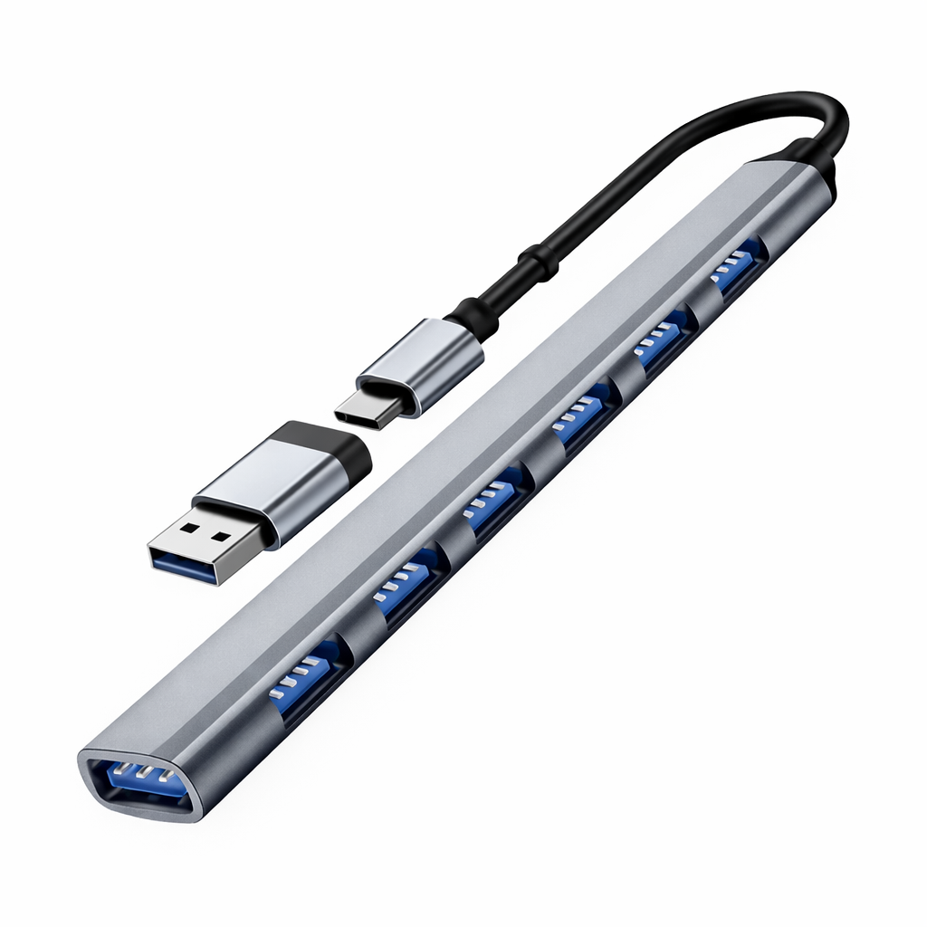 USB HUB 7 Ports | Type-C 3.0 HUB to USB 3.0