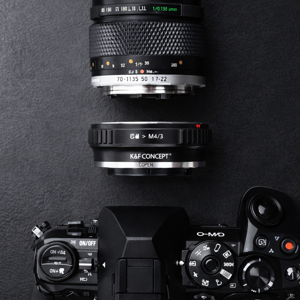 K&F Concept Olympus OM Lens to Micro 4/3 Lens Camera Mount Adapter