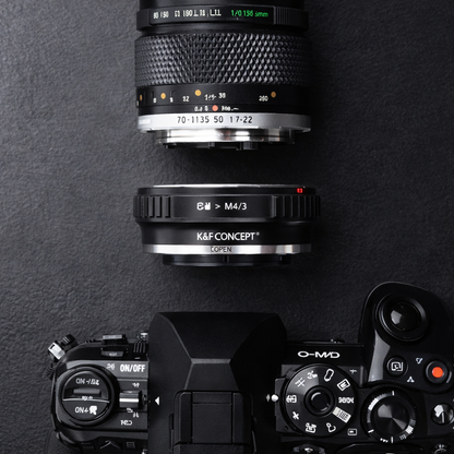 K&F Concept Olympus OM Lens to Micro 4/3 Lens Camera Mount Adapter