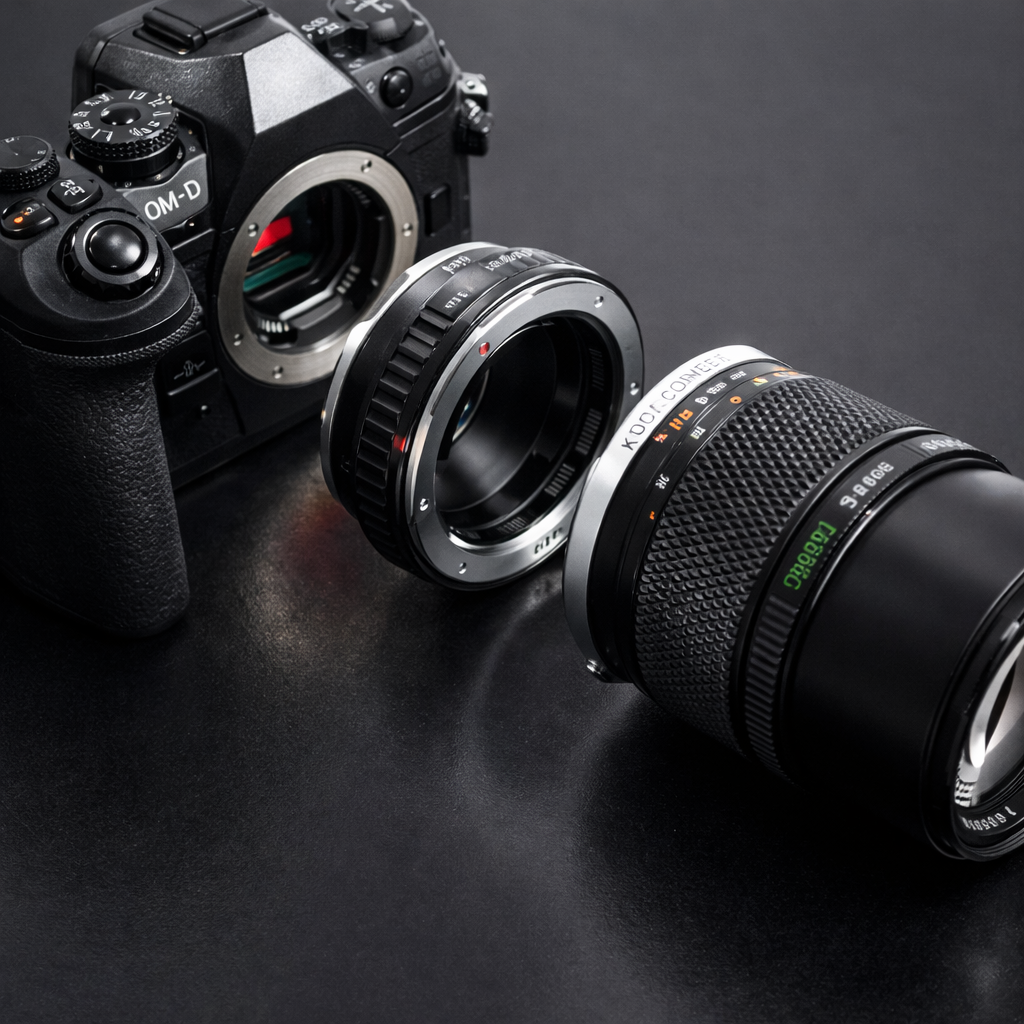 K&F Concept Olympus OM Lens to Micro 4/3 Lens Camera Mount Adapter