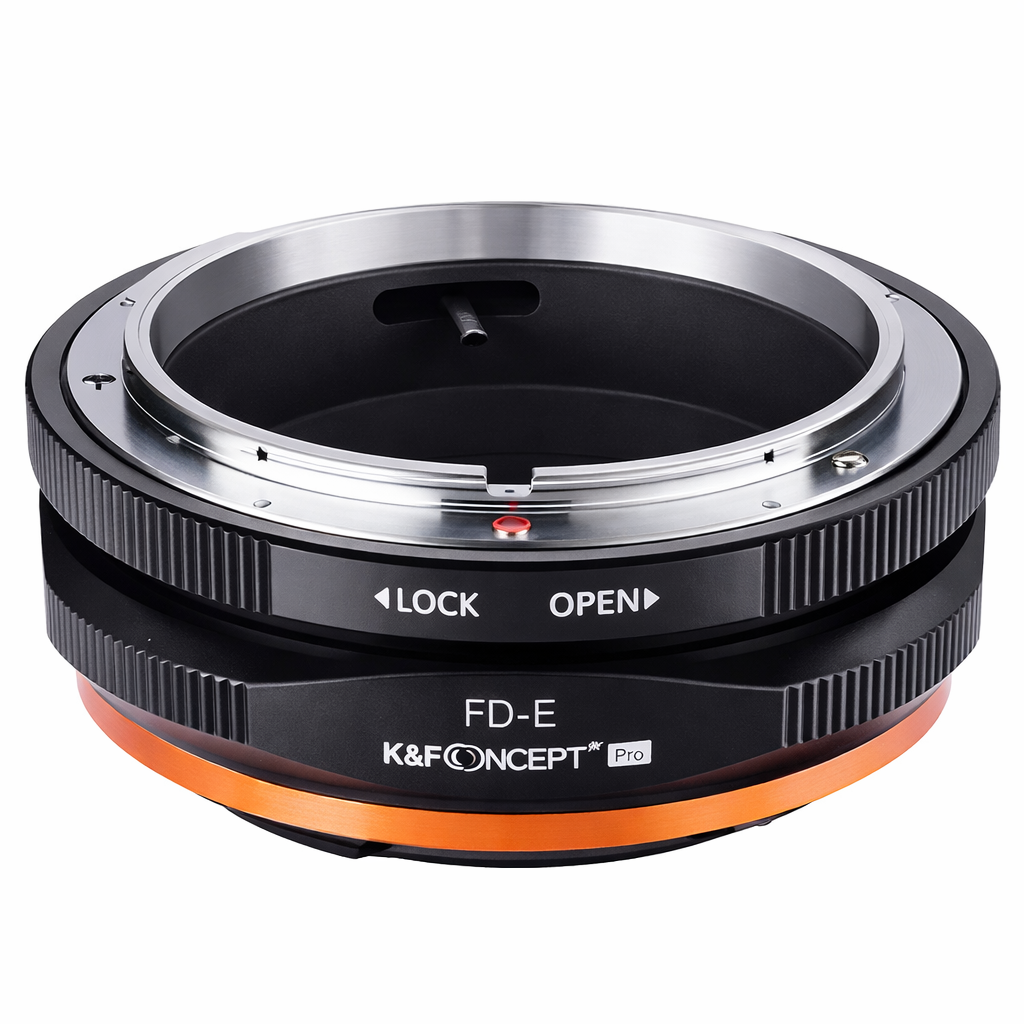 K&F CONCEPT FD to E Mount Lens Mount Adapter Plus, Manual FD FL Lens Adapter with Matting Varnish Design Compatible with Sony E Mount Cameras