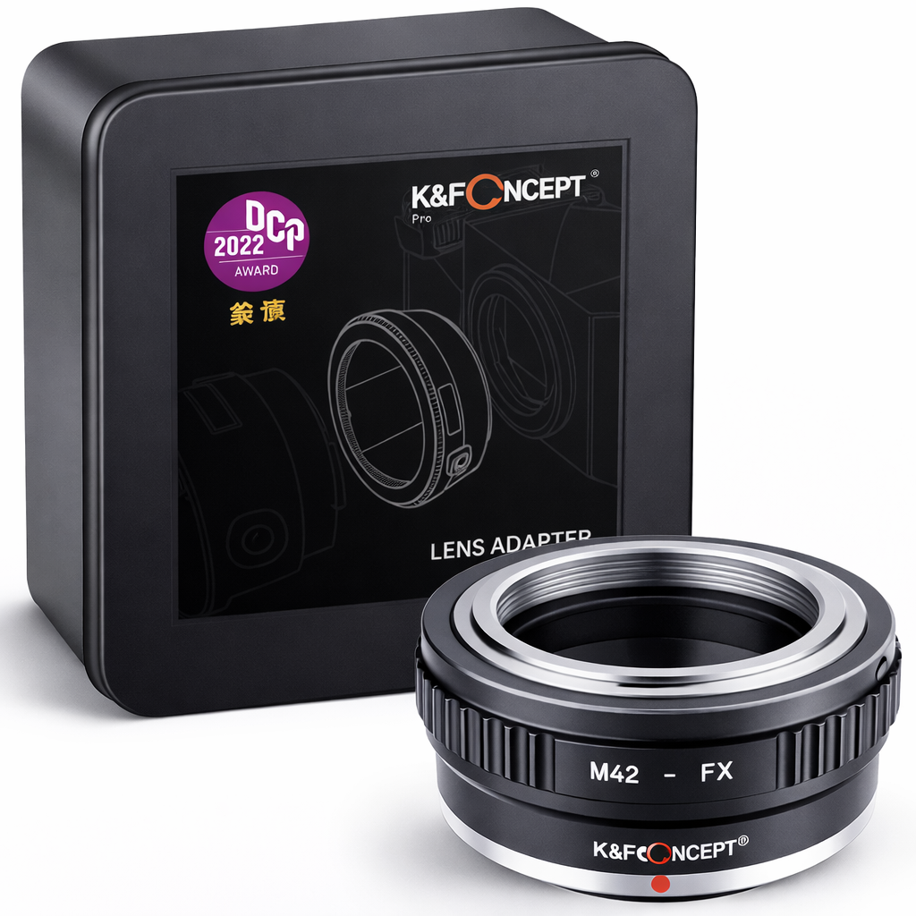 Manual lens adapter ring M42-FX