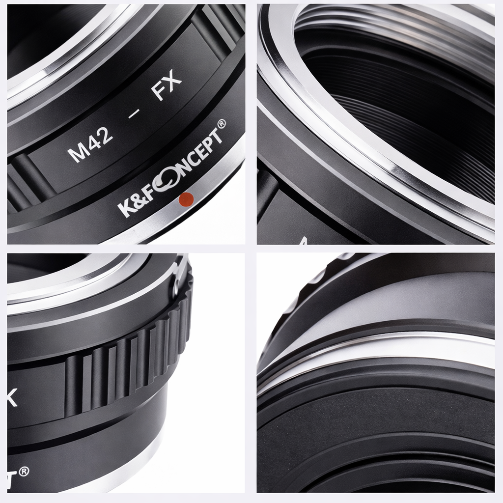 Manual lens adapter ring M42-FX
