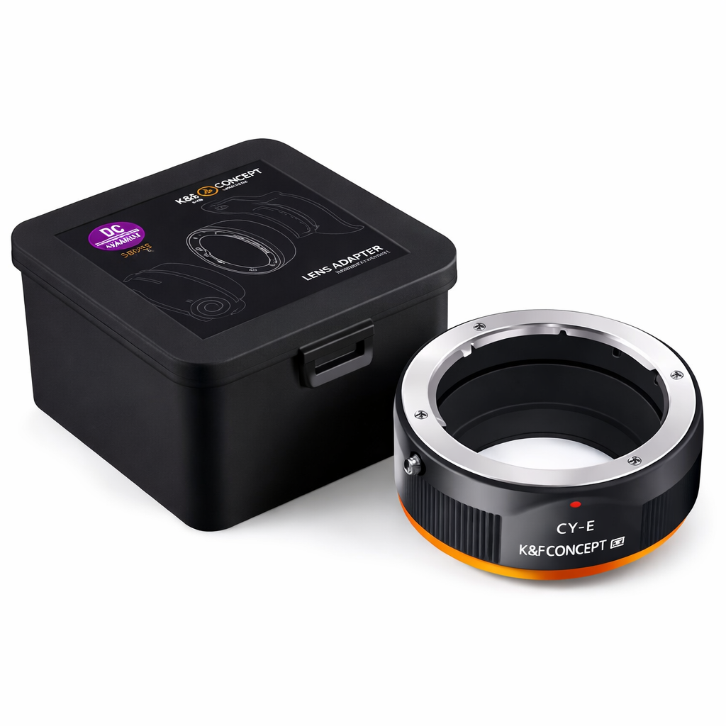 K&F Concept adapter Pro for Contax Yashica CY lens to Sony E a6000 a7R2 A73 A7R4