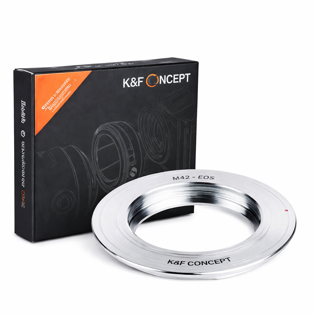 K&F Concept adapter for M42 42MM Screw Mount Lens to Canon EOS EF Camera 70D 5D3