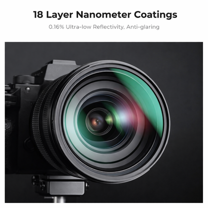 K&F Concept 82mm Black Diffusion 1/4 & 1/8 Filters Kit Mist Cinematic Effect Filters Set with Multi-Layer Coated for Camera Lens - K Series