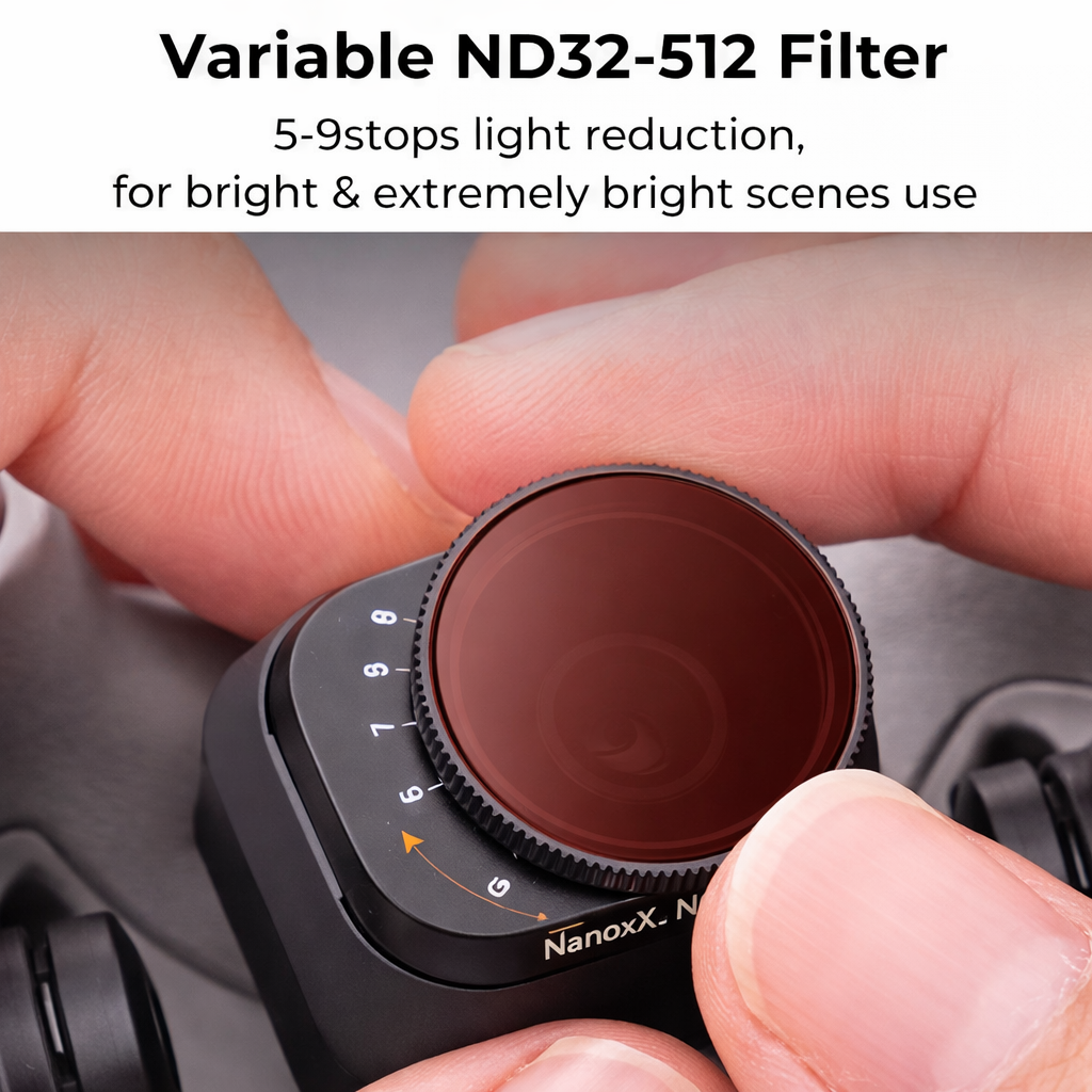 K&F Concept Drone Filter for DJI Mini 3 Pro Variable ND2-ND32/ND32-ND512 Camera Coating Optical Glass Lens DJI Drone Accessories