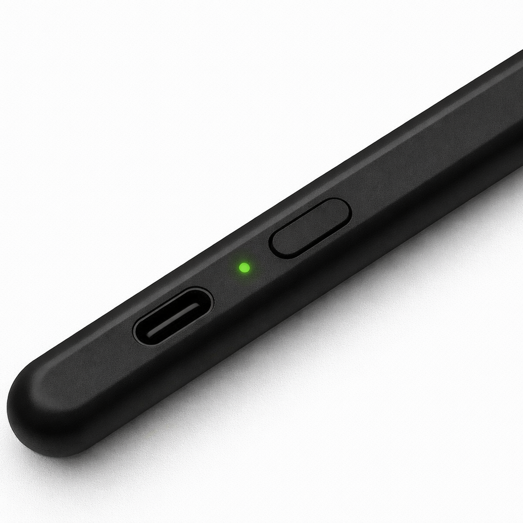Active Stylus Pencil For Apple iPad | Black Color | Pencil USB-C | High Responsive Tip Pencil | For iPad, iPad Mini, iPad Pro, iPad Air.