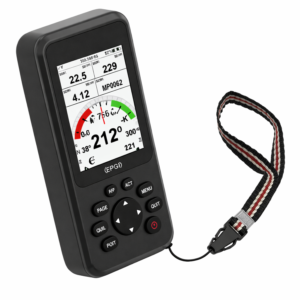 Handheld GPS Navigator With Different Navigation Screens, Waterproof Performance, 12 Tracks, 2998 Signals, Portable Navigation For Outdoor Activities, Perfect For Ships,