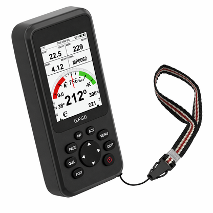 Handheld GPS Navigator With Different Navigation Screens, Waterproof Performance, 12 Tracks, 2998 Signals, Portable Navigation For Outdoor Activities, Perfect For Ships,
