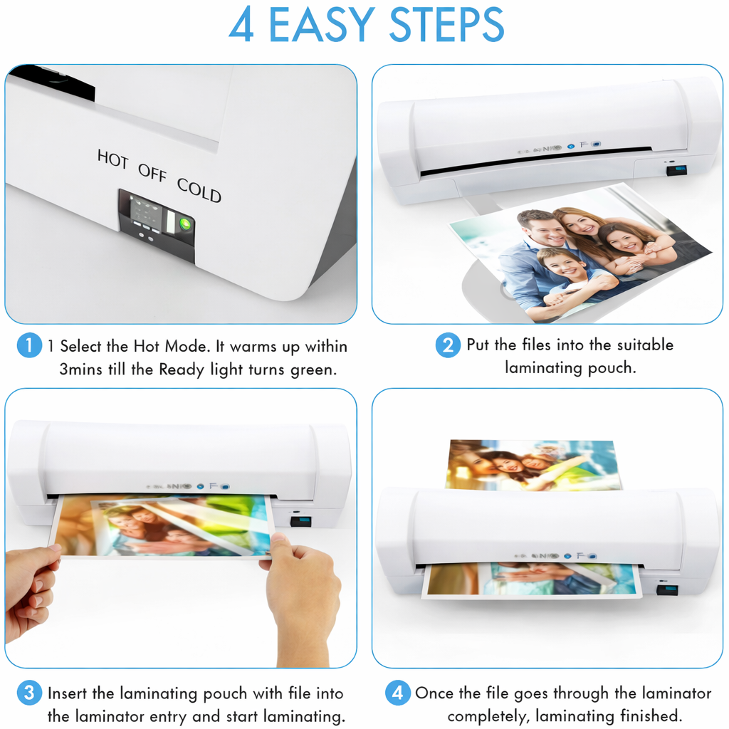 Manual Laminator With Electronic Film Paper Roller Feature Weight Automatic