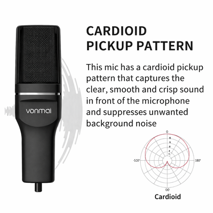 YANMAI Mic with USB Connector, Light-Weight, Condenser Microphone, RGB Lighting, Noise Canceling, Foldable Tripod for Live Streaming, Podcasting (SF-666R)