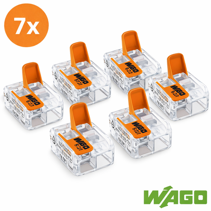 Wago welding clamp 2-fold 221-412 (7 pieces)