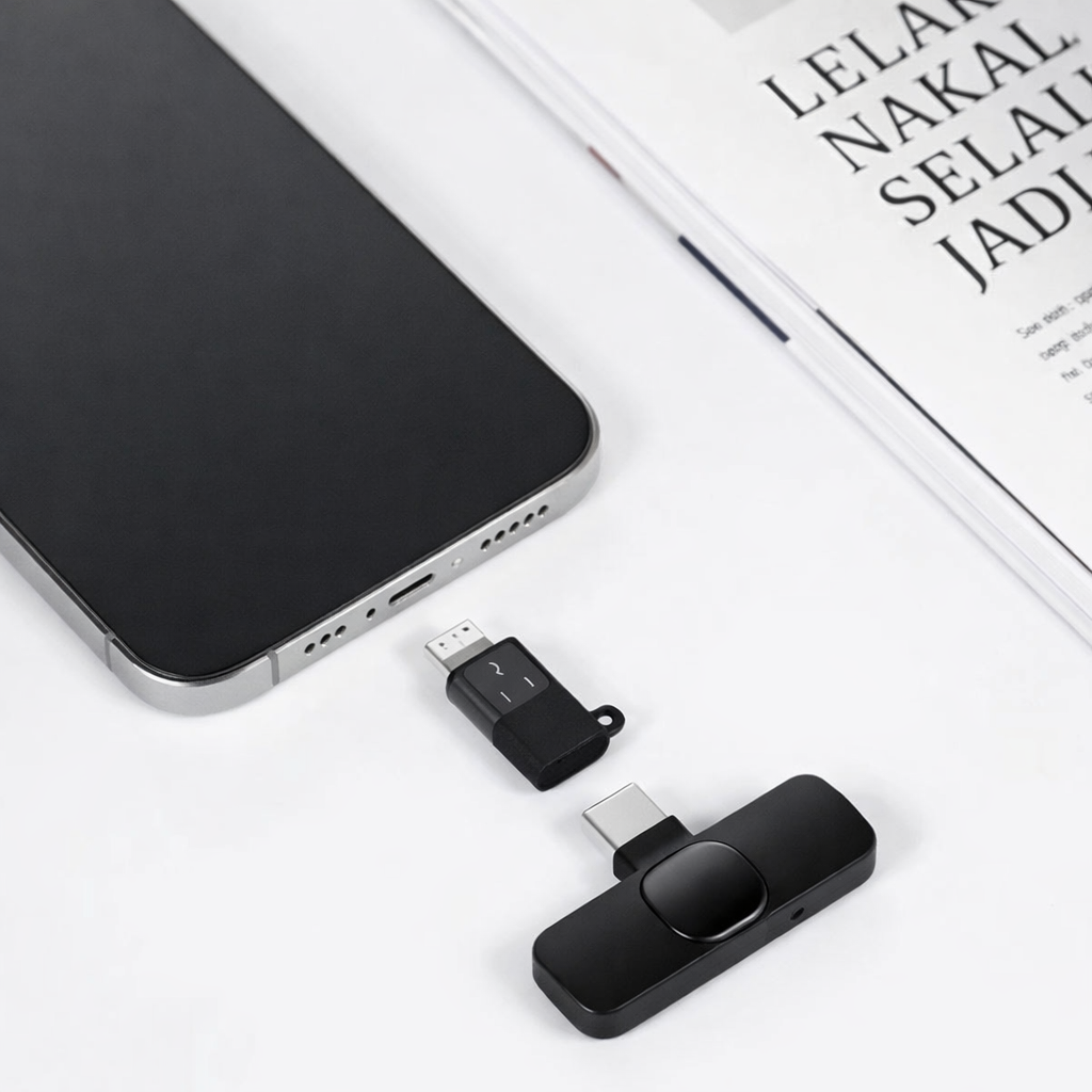 K9 Dual Wireless Lavalier Microphone for All Smartphones | Noise Cancellation Dual Mic Set with Receiver for Recording Interviews, Vlogs, YouTube, Reels