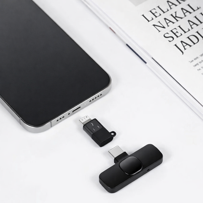 K9 Dual Wireless Lavalier Microphone for All Smartphones | Noise Cancellation Dual Mic Set with Receiver for Recording Interviews, Vlogs, YouTube, Reels