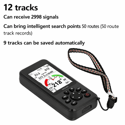 Handheld GPS Navigator With Different Navigation Screens, Waterproof Performance, 12 Tracks, 2998 Signals, Portable Navigation For Outdoor Activities, Perfect For Ships,