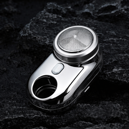 Electric Shaver Home Shaver Electric Small Shaver Portable Razor Shaver for Men Portable Shaver Mini Razor Portable Mini Shaver Electric Razor Men Shaver Travel Shaver Silver