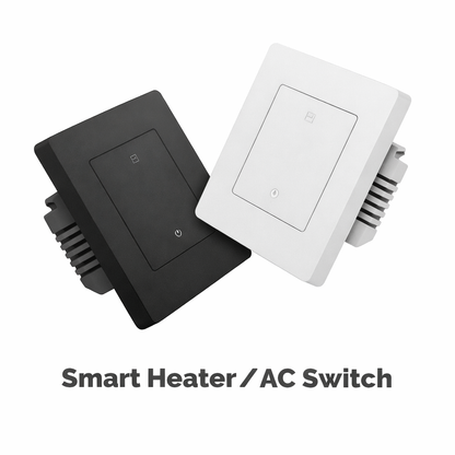Star Ring ZigBee Smart Double Pole Heater/AC Switch 20A High Load With Electricity Monitor EU Standard