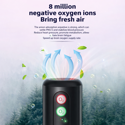 Ozone + Anion Air Filter Home Car Portable Air Freshener Purifier