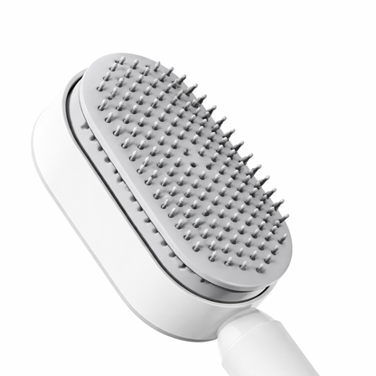 Portable Detangling Hair Brush Styling Tools for Travel Thin Thick Hair White | Makeup Brush Set | Makeup Accessories
