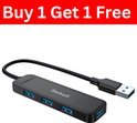Beikell USB 3.0 Hub, 4-Port Ultra Slim USB Hub, Data Hub, Extra Light, Super Speed, for MacBook, MacBook Air/Pro/Mini, PS4, Surface Pro, Huawei MateBook, USB Flash Drives etc.